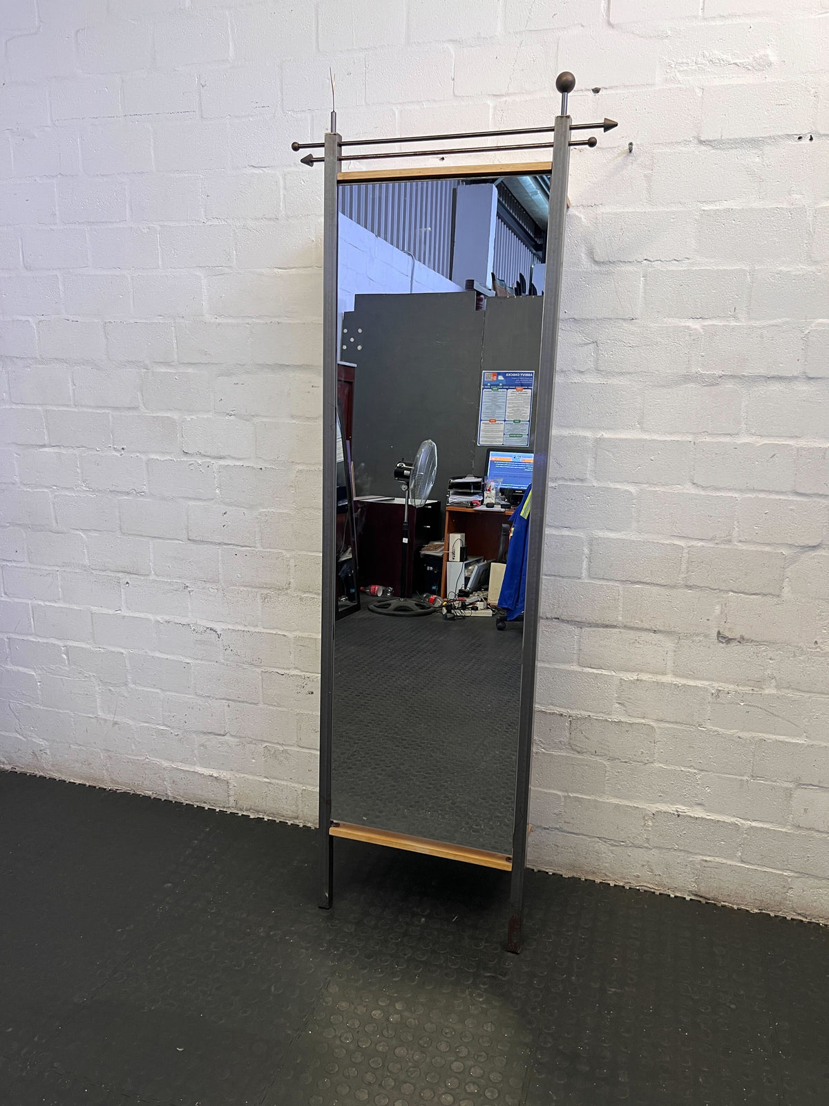 Modern Industrial Full-Length Floor Mirror
