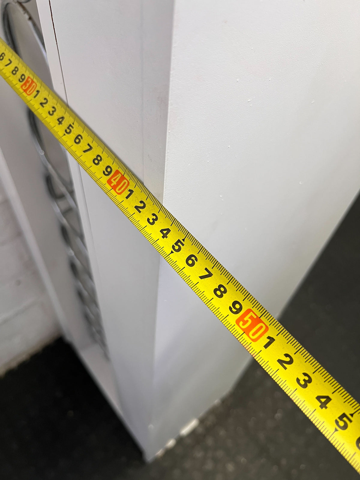 Modern White Slimline Wine Rack Cabinet