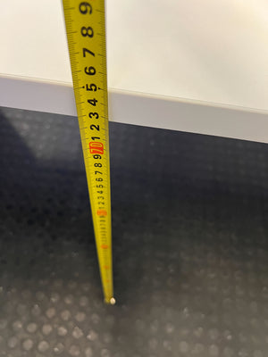 Sleek White Office Desk with Cable Management