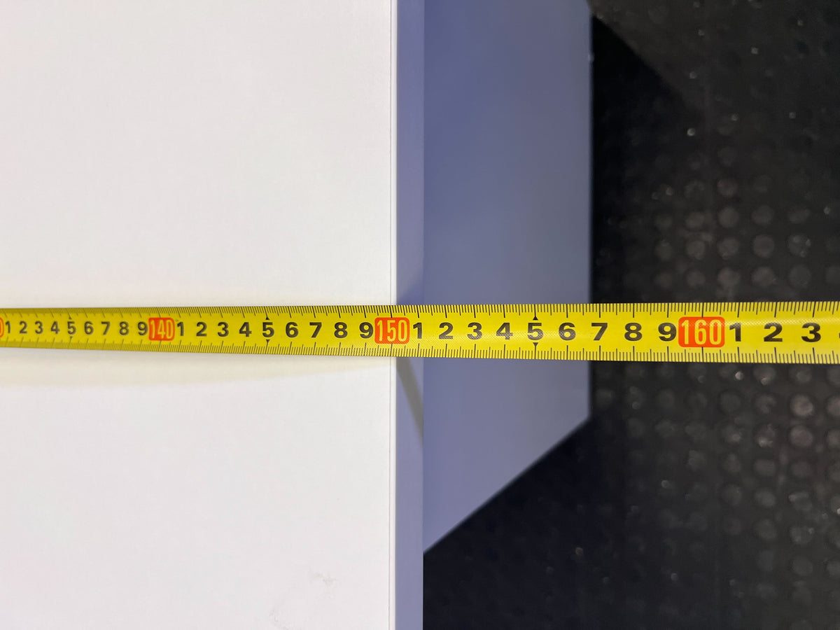 Sleek White Office Desk with Cable Management