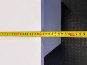 Sleek White Office Desk with Cable Management