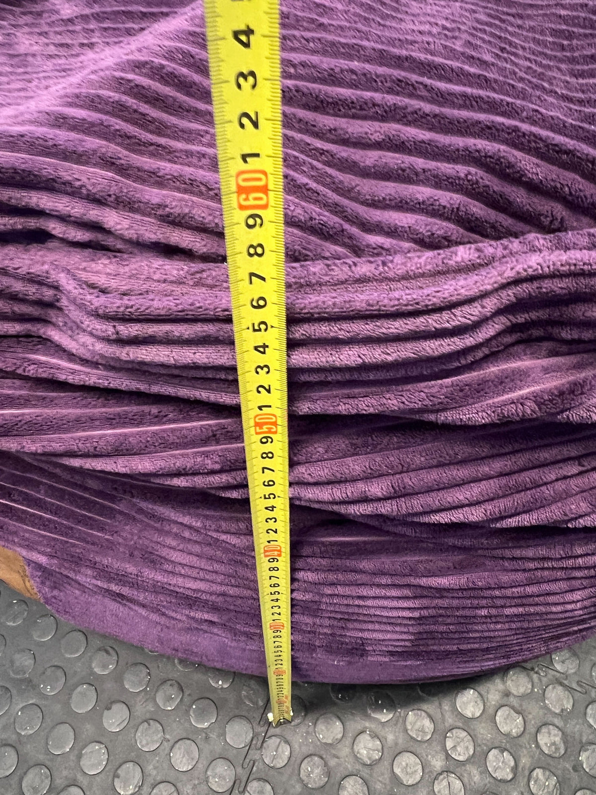 Comfy ZAK Purple Corduroy Bean Bag & Pillows