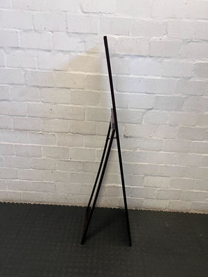 Elegant Dark Wood Full-Length Standing Mirror