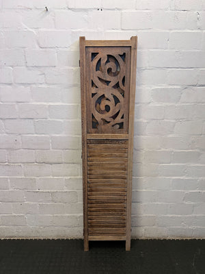Decorative Carved Wooden Room Divider Panel