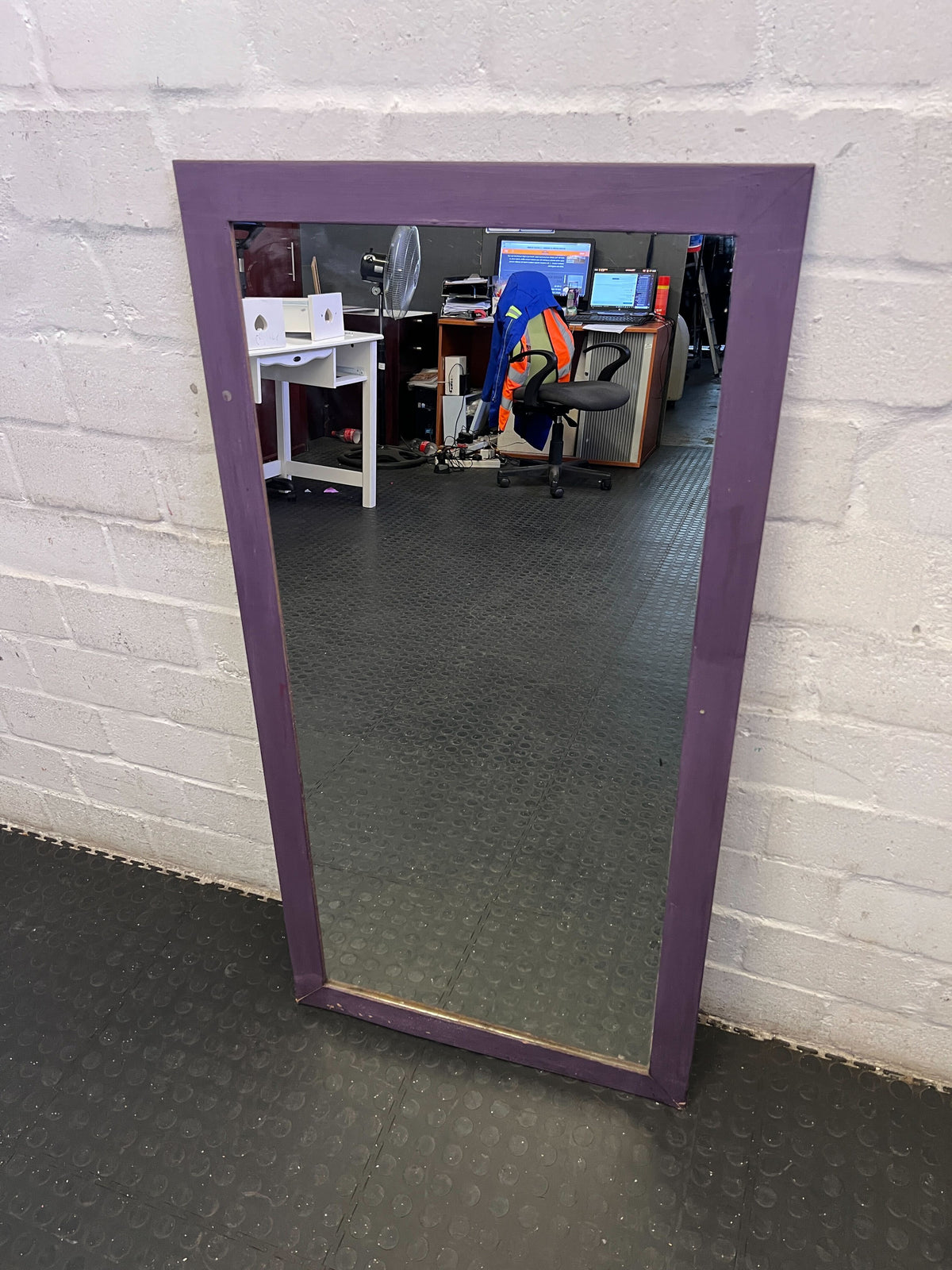Vibrant Purple Full-Length Mirror 120 x 60cm