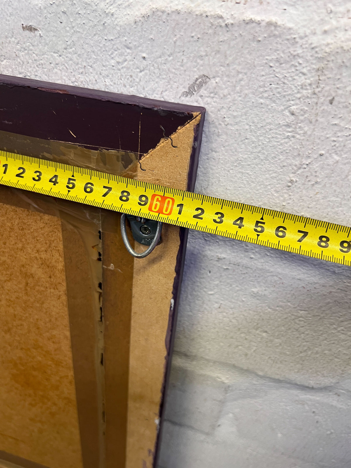 Vibrant Purple Full-Length Mirror 120 x 60cm