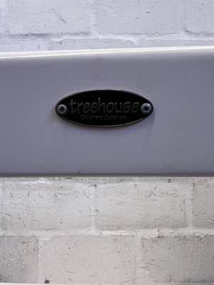 Treehouse White Wooden Ladder Back Chair