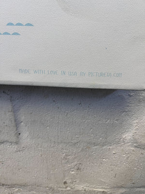 Vibrant Kids' World Map Canvas Wall Art 'This Is Your World!' 130 x 90cm