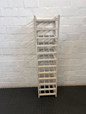 Tall Slim Wooden Wine Rack - 20 Bottle Capacity