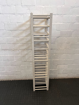 Tall Slim Wooden Wine Rack - 20 Bottle Capacity