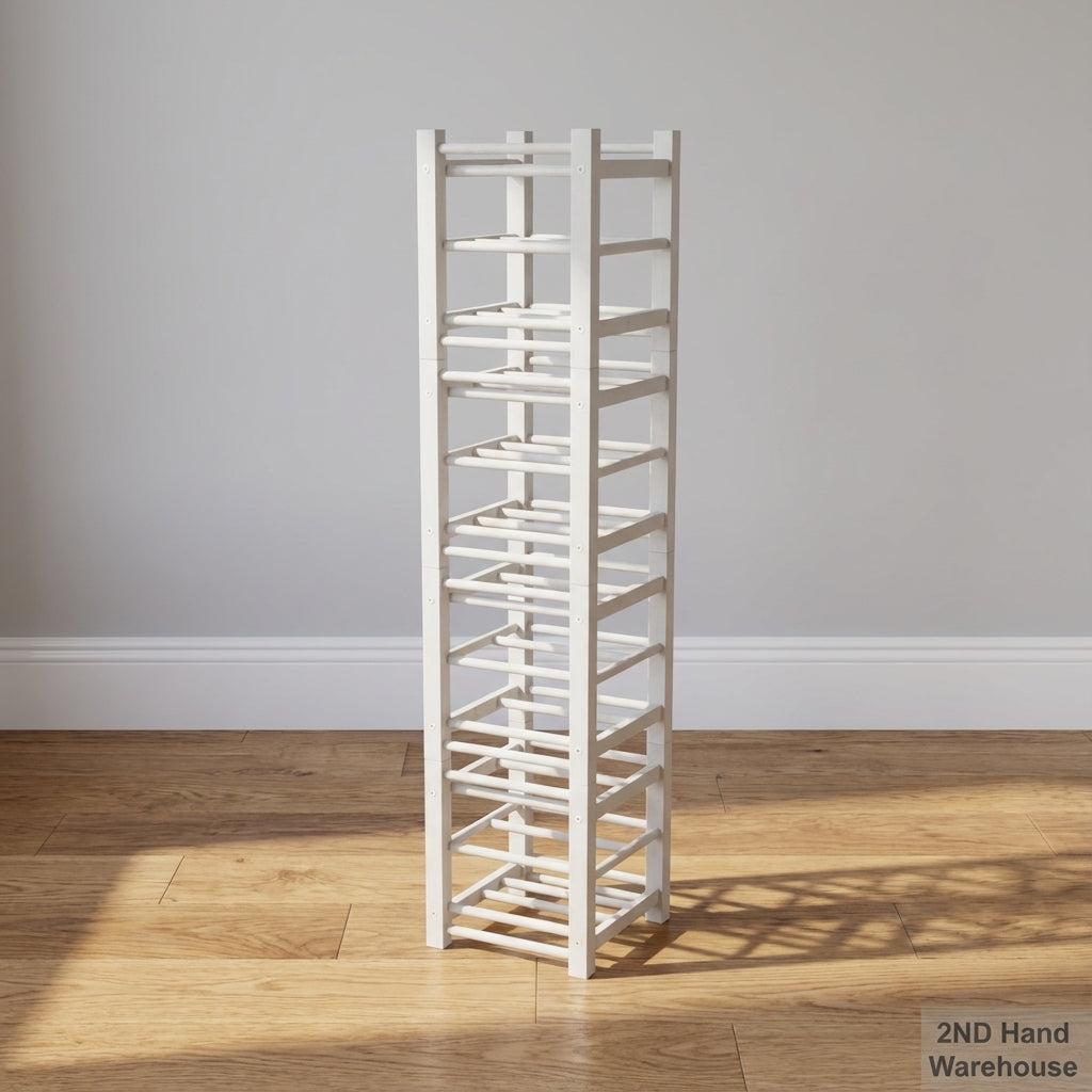 Tall Slim Wooden Wine Rack - 20 Bottle Capacity