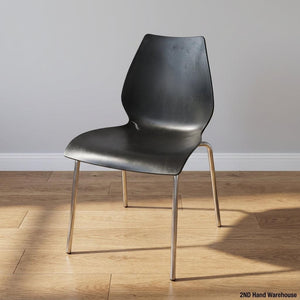 Sleek Black Modern Dining / Office Chair