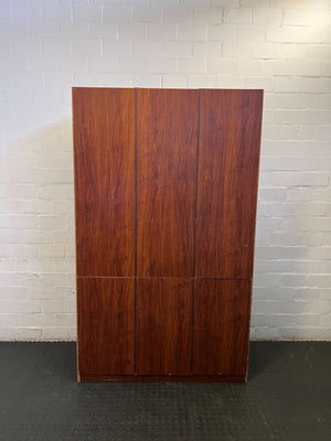 Elegant Wooden Display Cabinet with Glass Doors