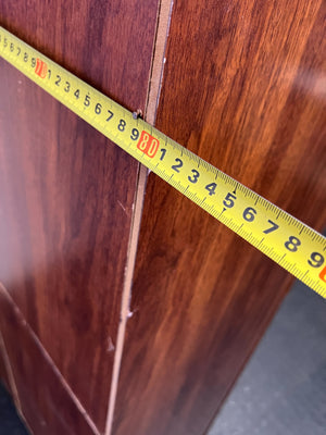 Classic Wooden Display & Storage Cabinet with Glass Doors