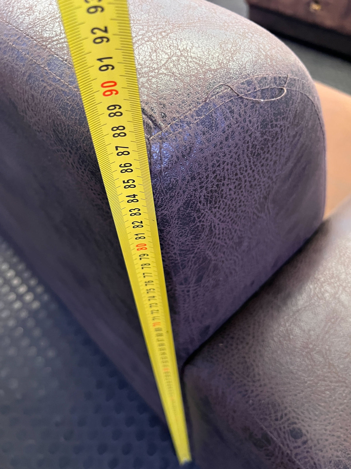 Comfy Brown & Tan L-Shape Sectional Sofa with Ottoman