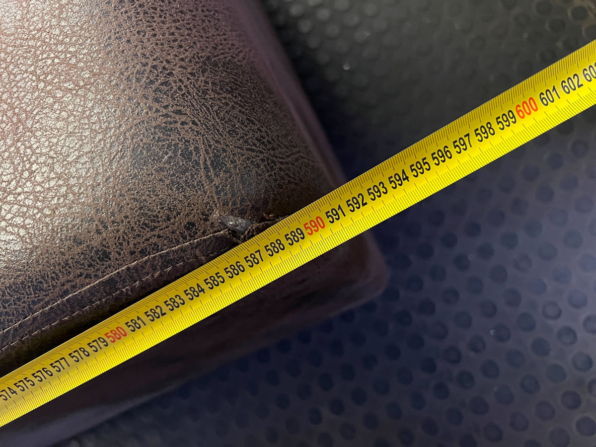 Comfy Brown & Tan L-Shape Sectional Sofa with Ottoman