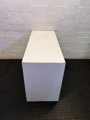 Versatile White Minimalist Display Table / Console