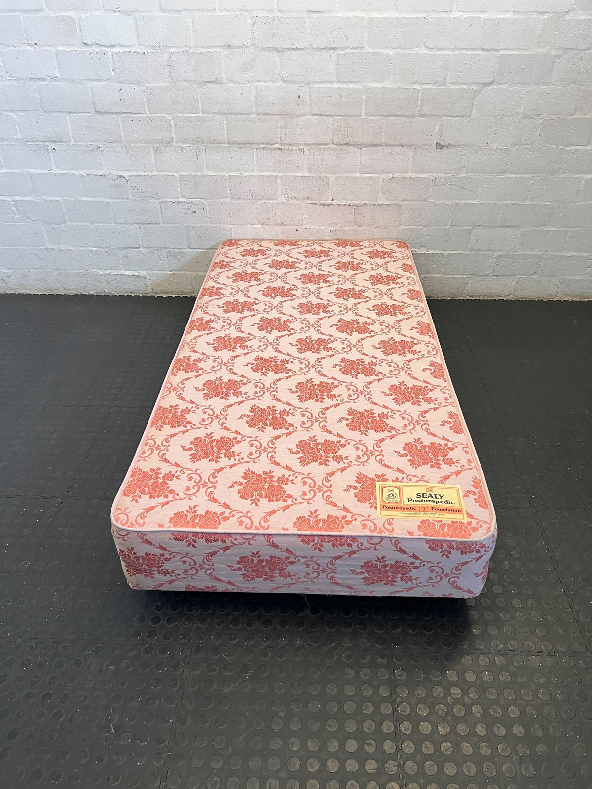 Vintage Sealy Posturepedic Single Mattress Foundation