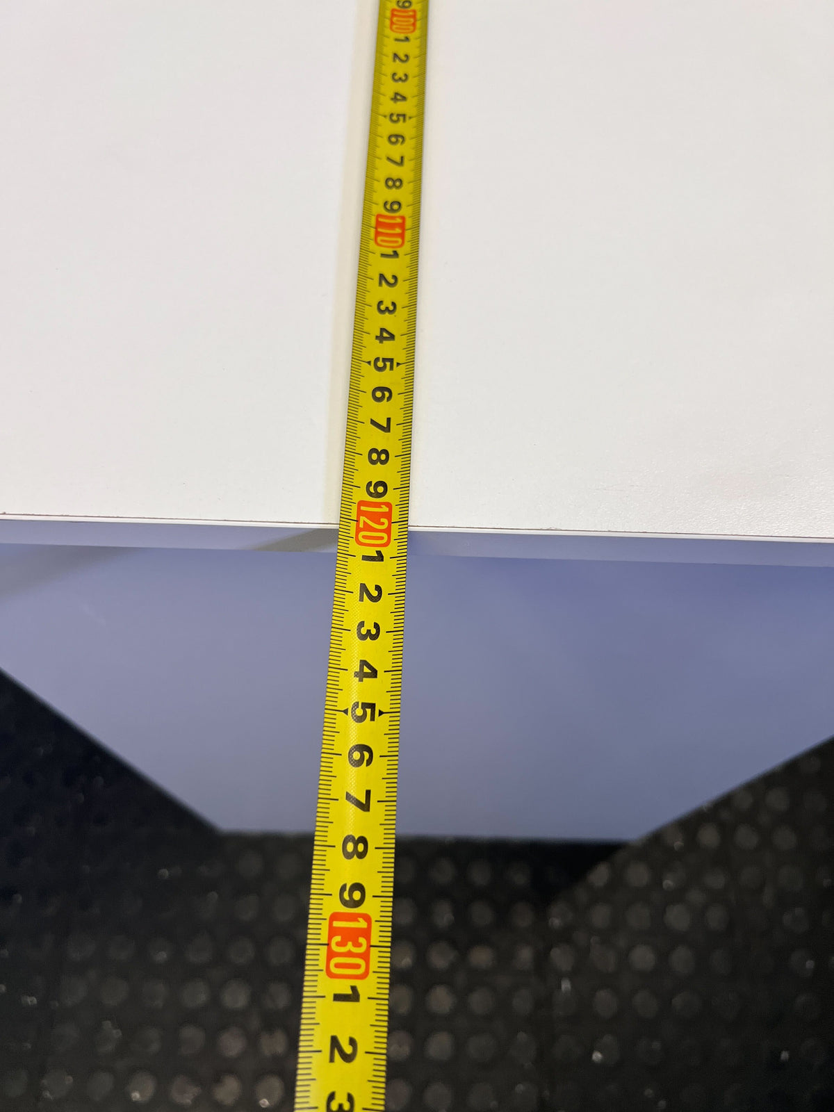 Sleek White Compact Desk with Cable Management