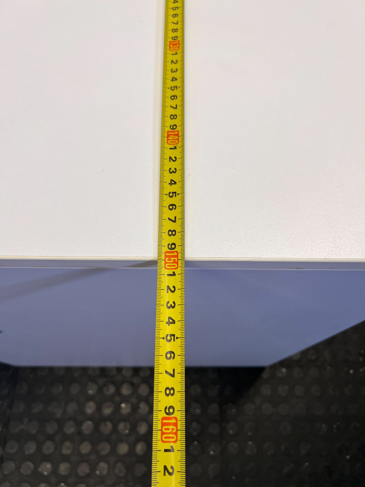 Sleek White Home Office Desk with Cable Management