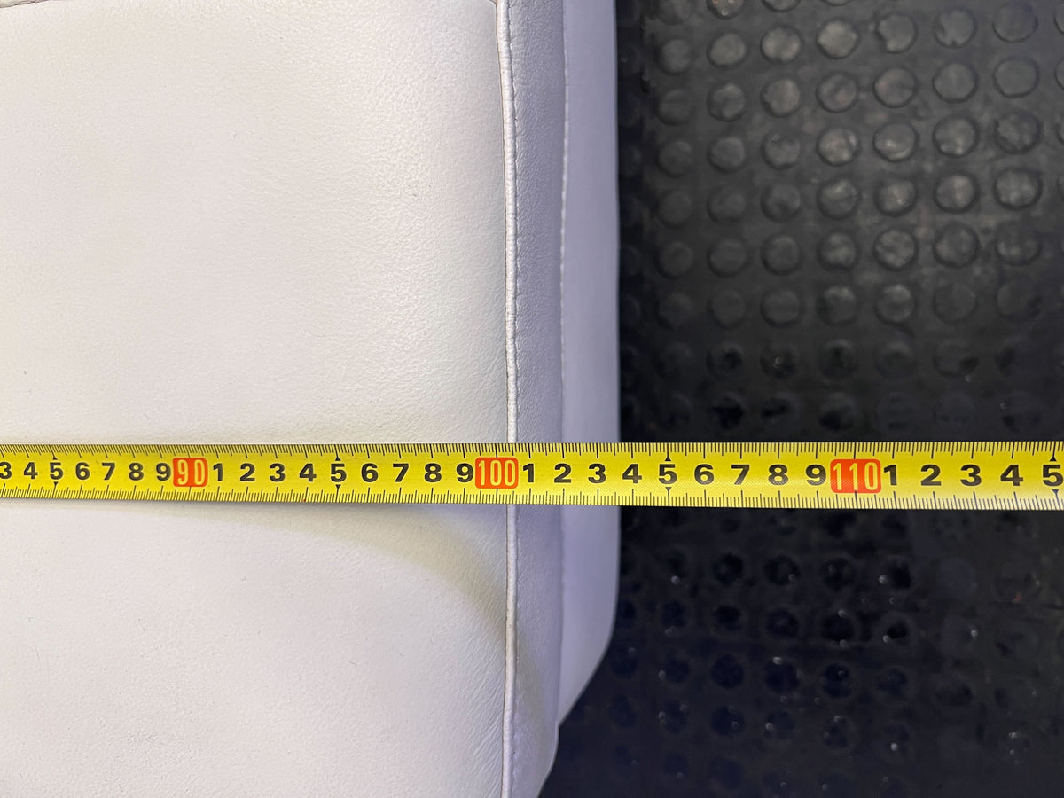 Luxury Modern Cream L-Shape Sectional Sofa full grain leather