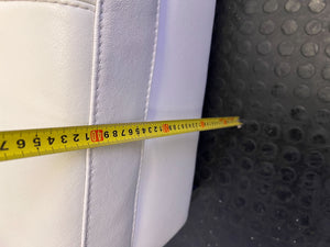 Luxury Modern Cream L-Shape Sectional Sofa full grain leather