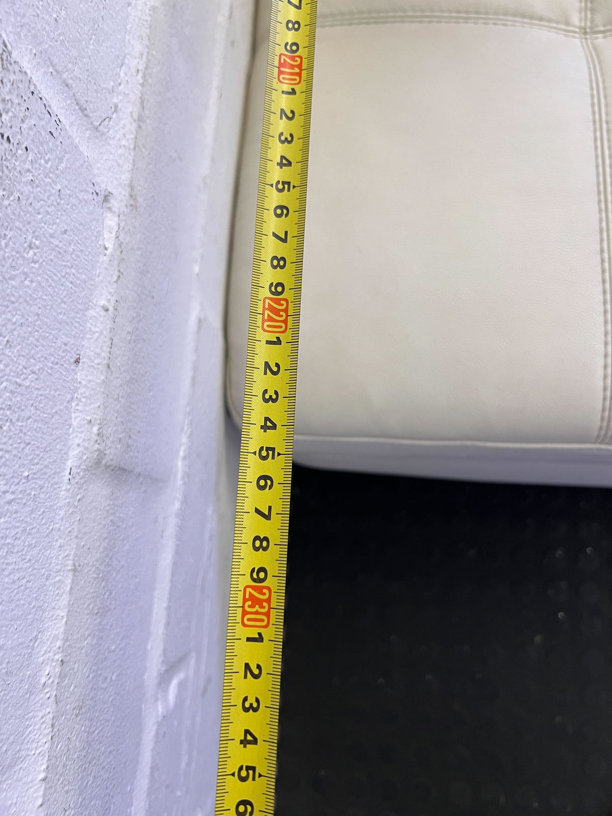 Luxury Modern Cream L-Shape Sectional Sofa full grain leather