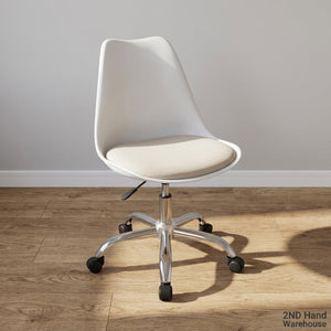 Mid back office chair white