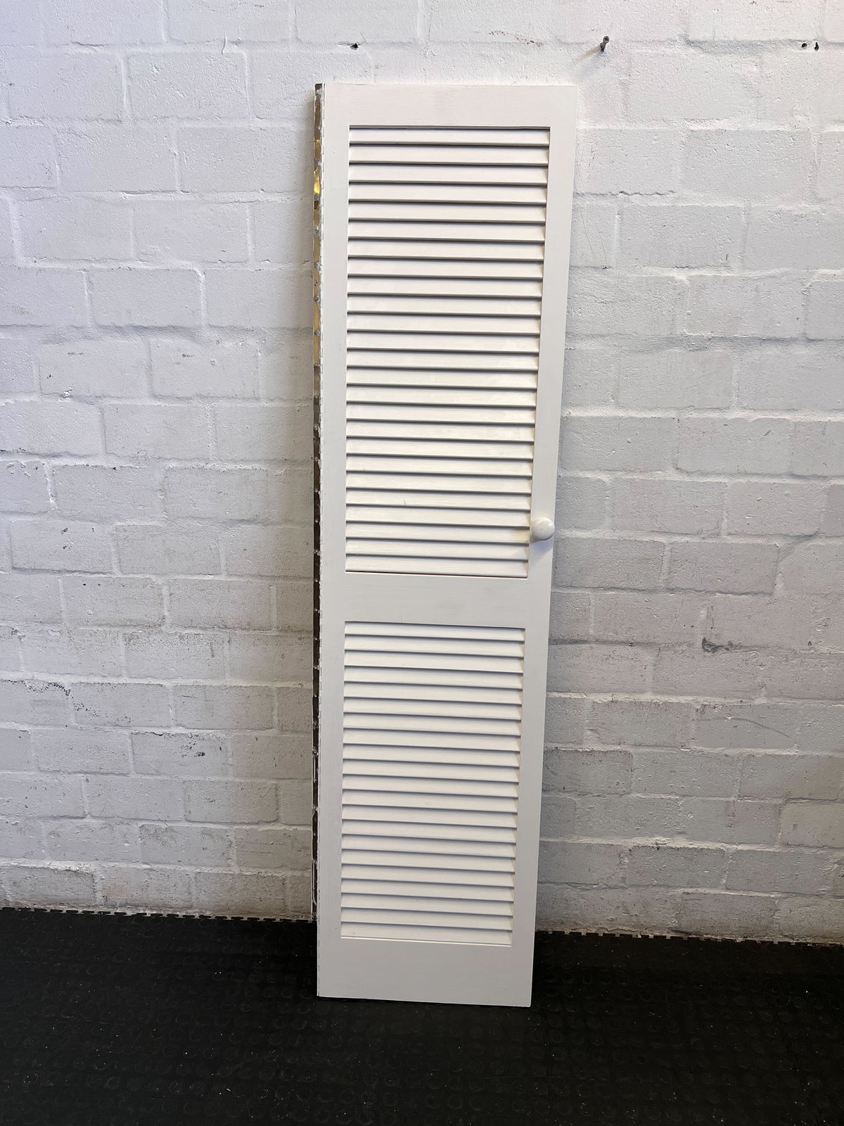 Versatile White Louvered Bifold Door Panel