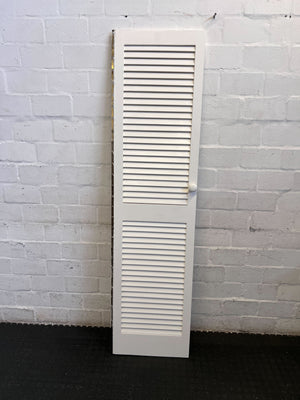Versatile White Louvered Bifold Door Panel