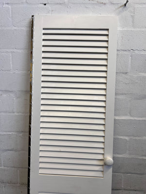Versatile White Louvered Bifold Door Panel