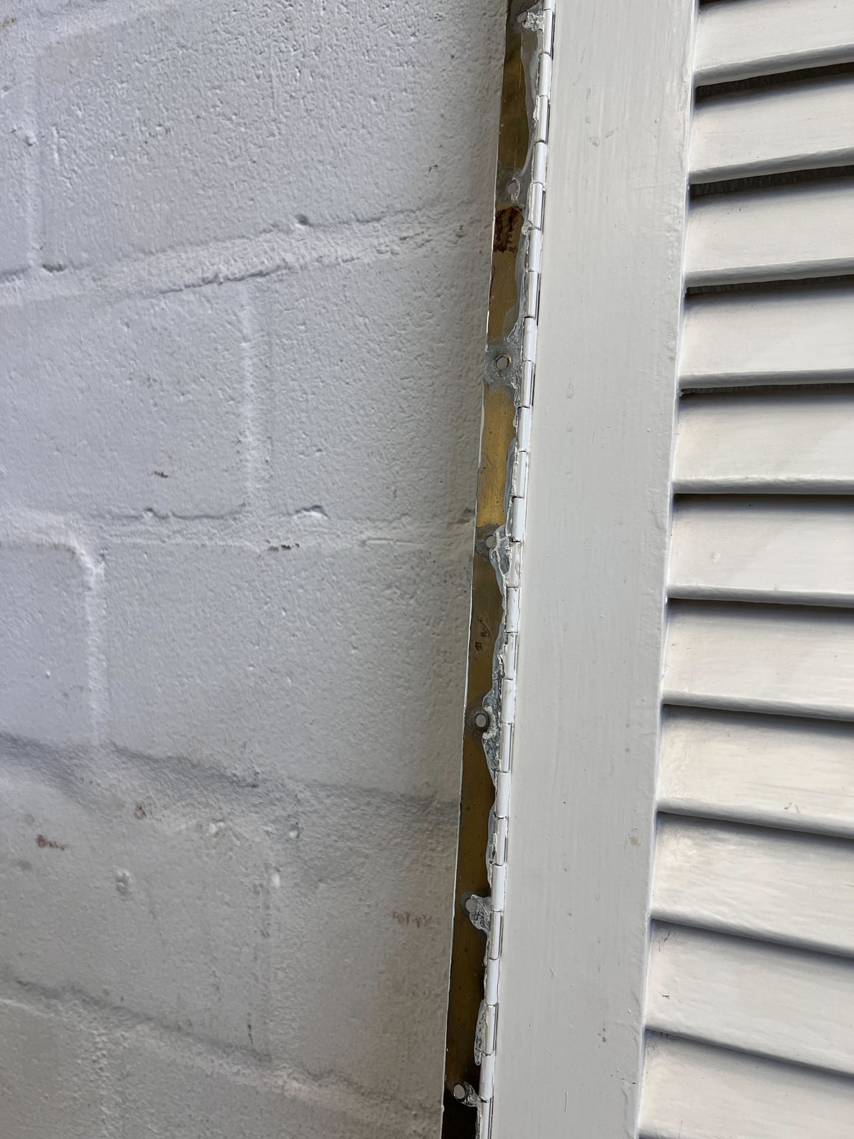 Versatile White Louvered Bifold Door Panel