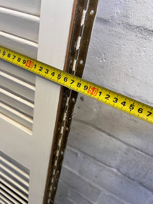 Versatile White Louvered Bifold Door Panel