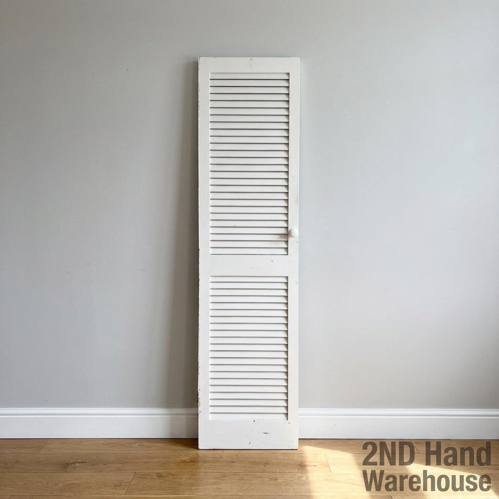 Versatile White Louvered Bifold Door Panel