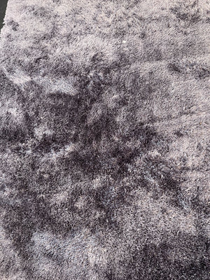 Plush Lavender Shaggy Area Rug 200 x 135cm