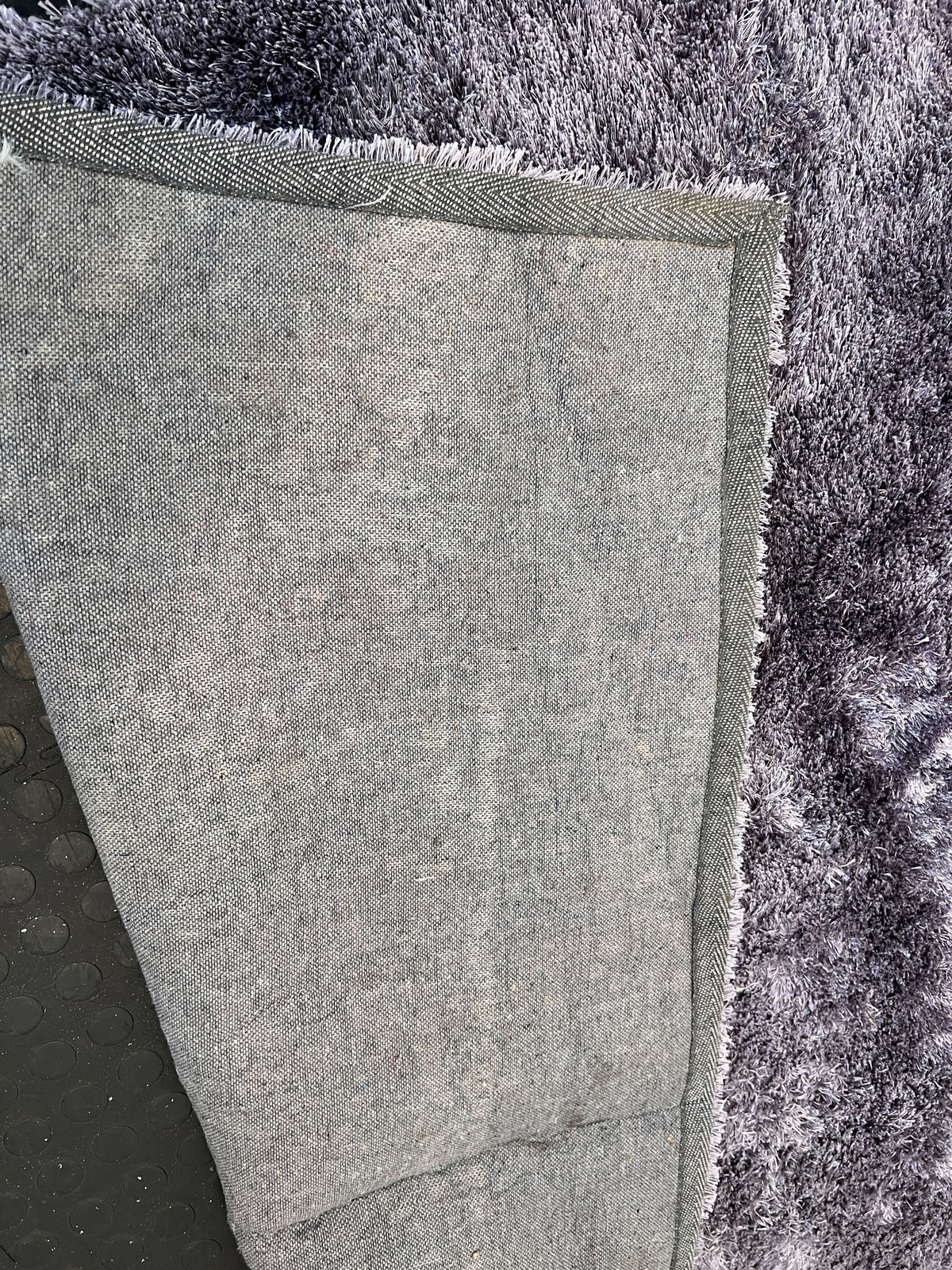Plush Lavender Shaggy Area Rug 200 x 135cm