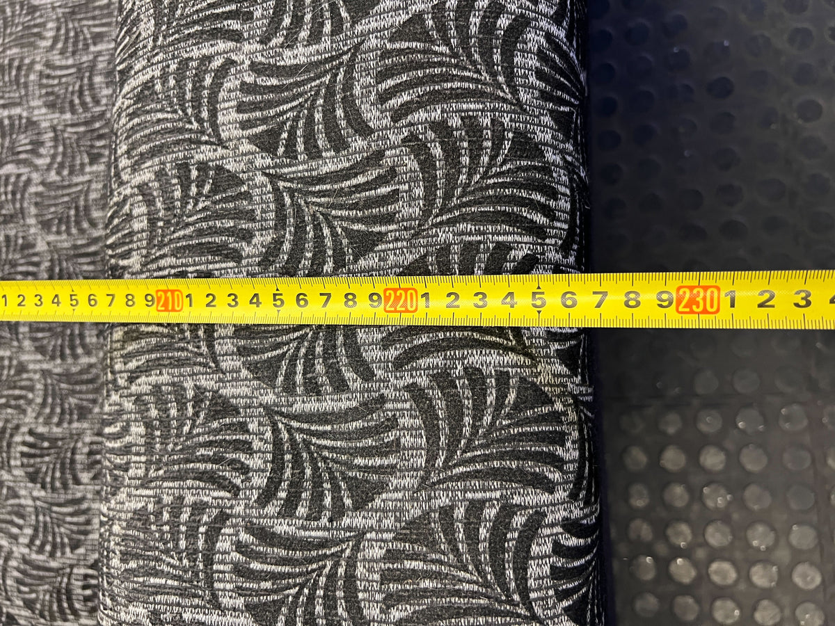 Modern Grey Patterned Chaise Sofa - Sectional Comfort