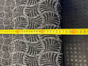 Modern Grey Patterned Chaise Sofa - Sectional Comfort