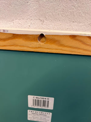 Versatile White-Framed Rectangular Mirror 97 x 50cm