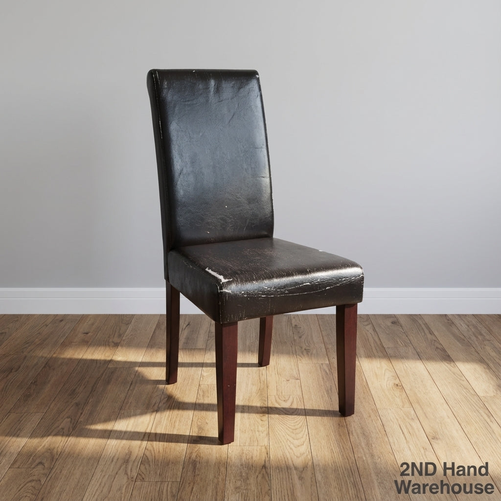 Practical Black Dining Chair - 2ndhandwarehouse.com
