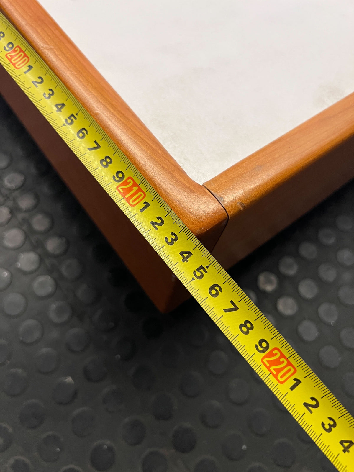 Stylish Mid-Century Inspired Wooden Platform Bed Frame 210 by 190