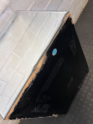 Glamorous Mirrored 3-Drawer Bedside Table with damage