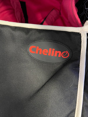 Cozy & Portable Baby Bassinet - Black with White Trim