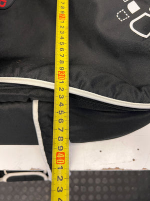 Cozy & Portable Baby Bassinet - Black with White Trim