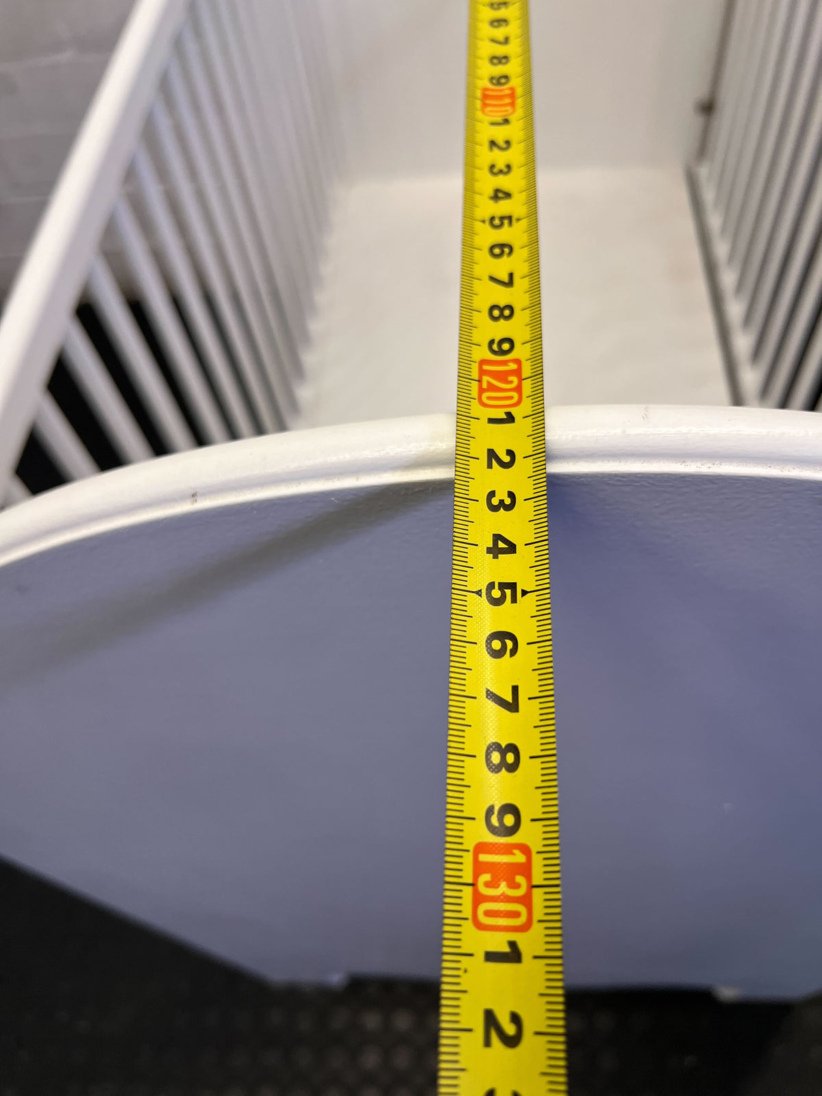 Classic White Baby Crib with Storage Drawer