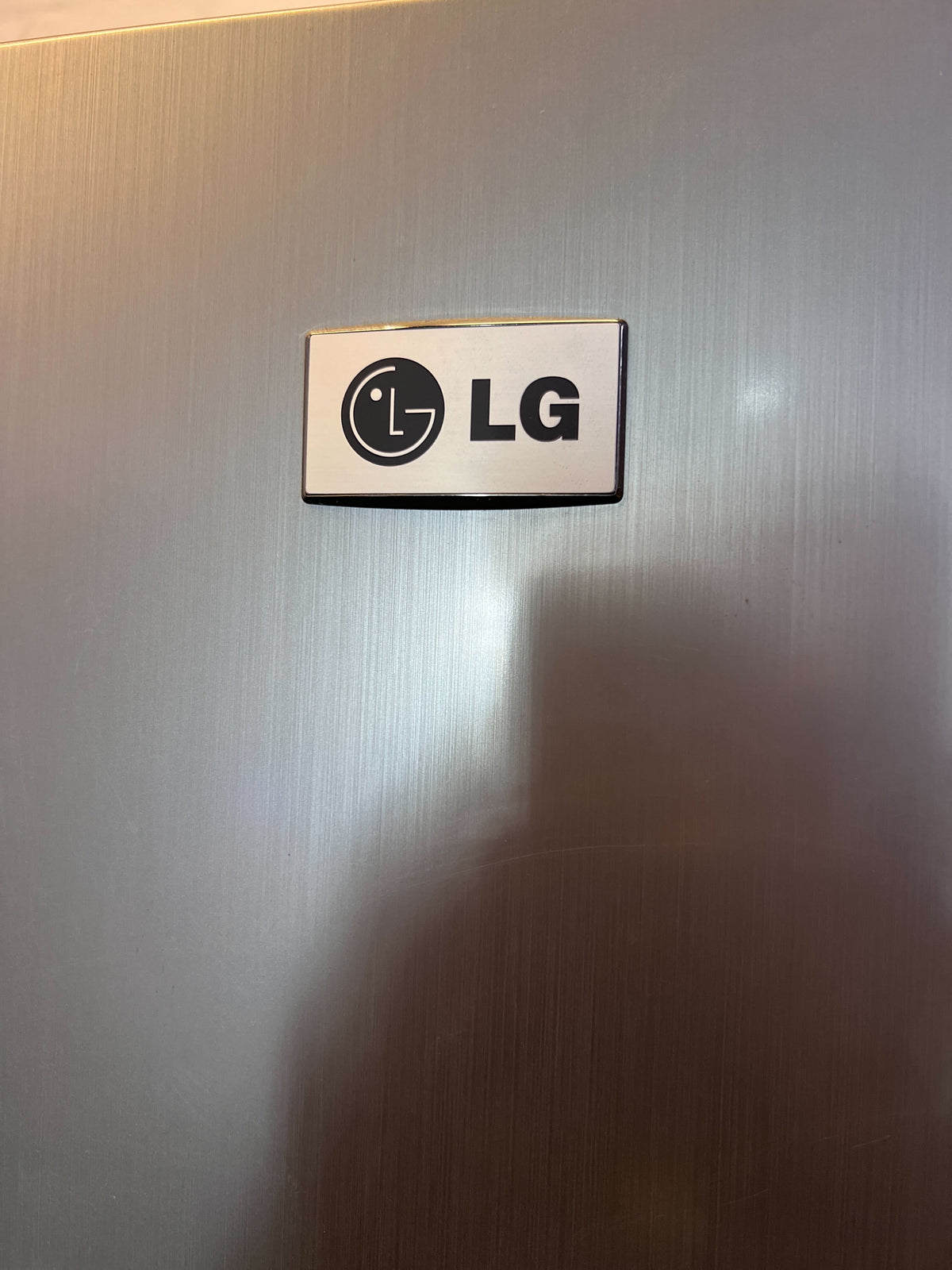 LG Side-by-Side Fridge Freezer with Water & Ice Dispenser - Silver - Some small rusting