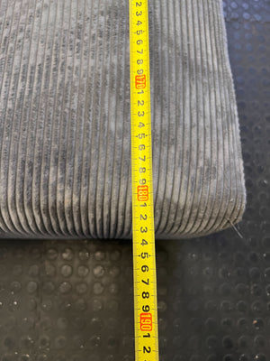 Comfort L-Shape Grey Corduroy Sectional Sofa with Chaise