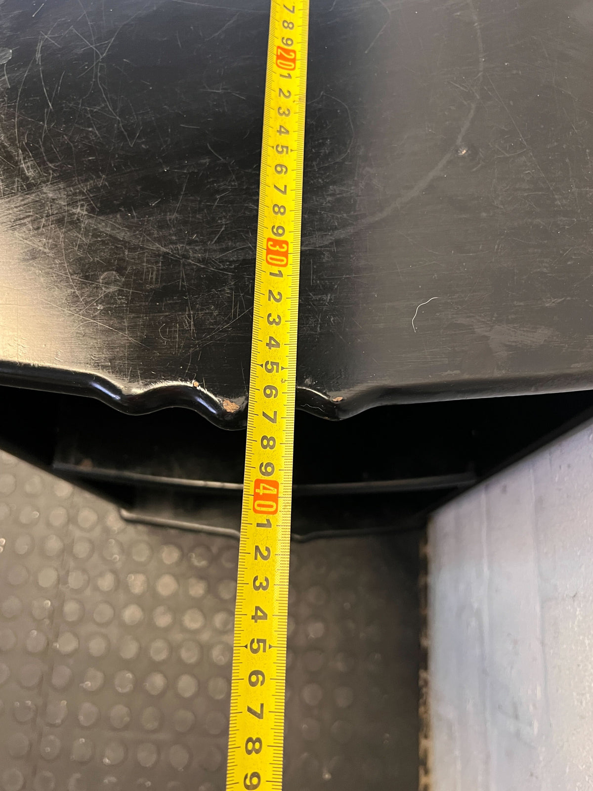 Elegant Black Tiered Display Shelf