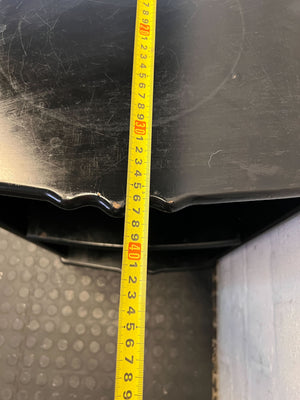 Elegant Black Tiered Display Shelf