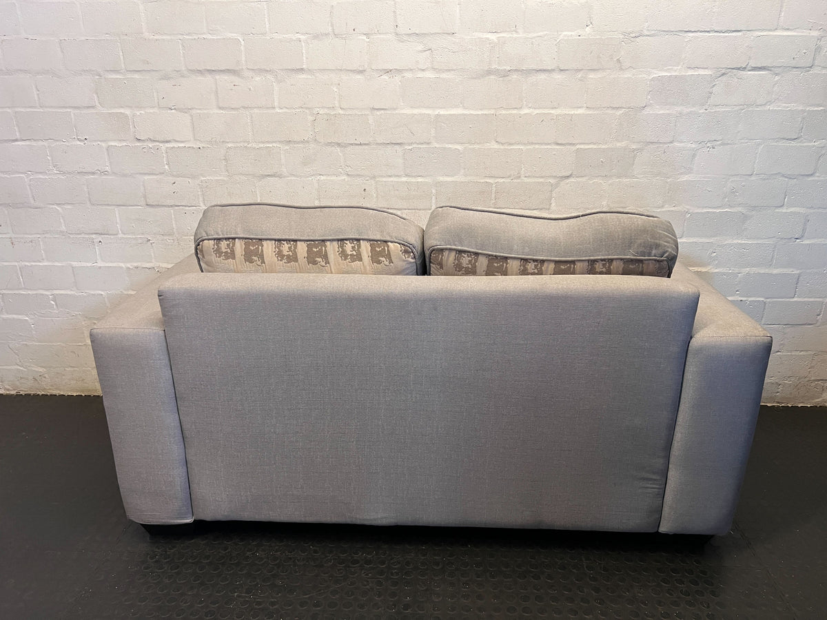 Comfy Light Grey Two-Seater Sofa - Modern Classic